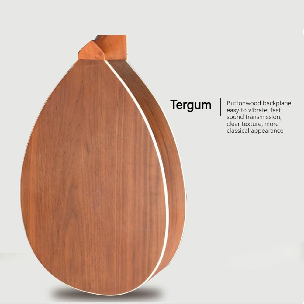 Mandolino tenore a goccia d'acqua, Octave, corpo in legno originale, 8 fili, pannello in abete, adatto per principianti e professionisti