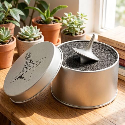 Image of Gyroscope Levitating Gadgets for Adulthood Men, Magnetic Levitation Device with Inception Spinning Top, Premium Stainless Steel Construction for Movie Memorabilia Collection and Home Office Display