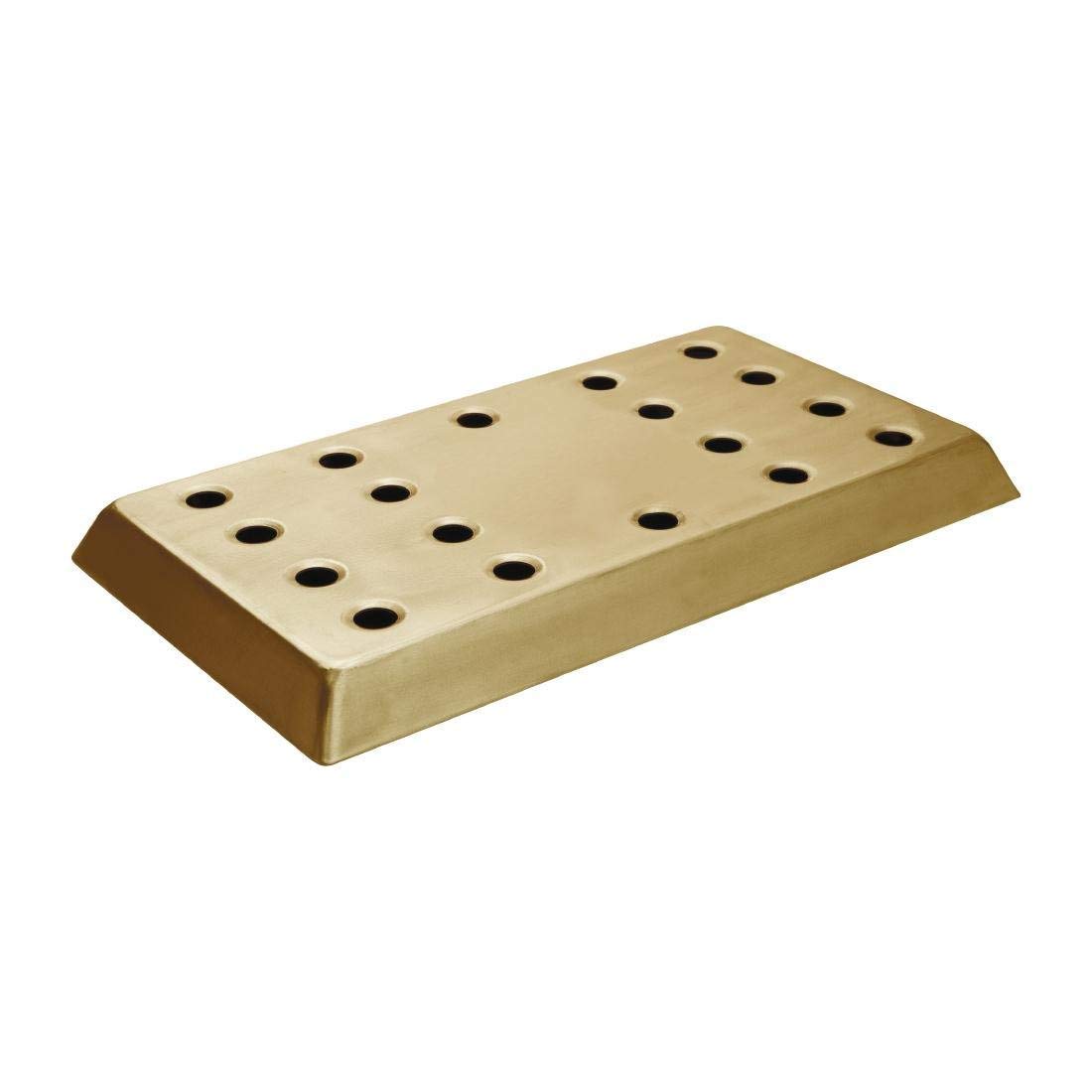 Bar@Drinkstuff Brass Drip Tray, Single