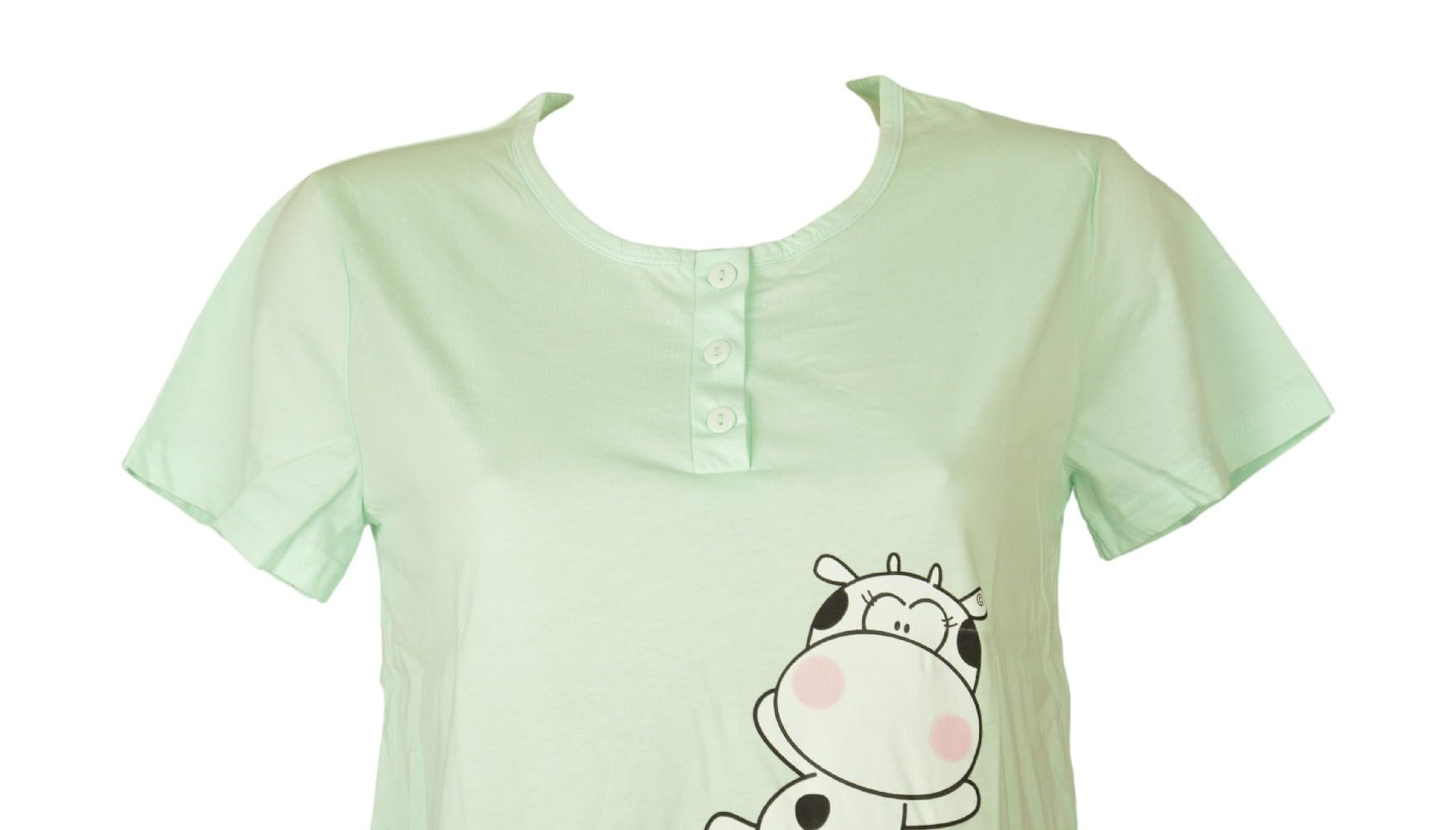 CRAZY FARM Pigiama Donna Maglia Mezza Manica Pantalone Corto Articolo 16041