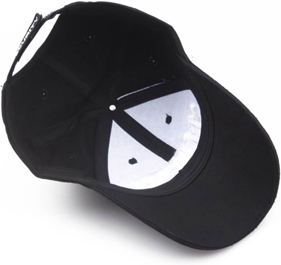 Security Baseball Cap 3D Embroidered Adjustable Security Hat for Security Guard Uniform Officer Bounce