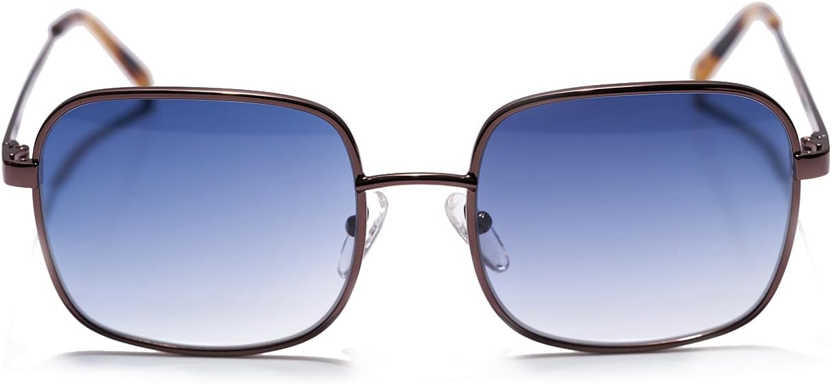 Blackburn Italian-Crafted, Square Retro Sunglasses for Men Women, Trendy Sun Glasses Classic Shades UV400 Protection