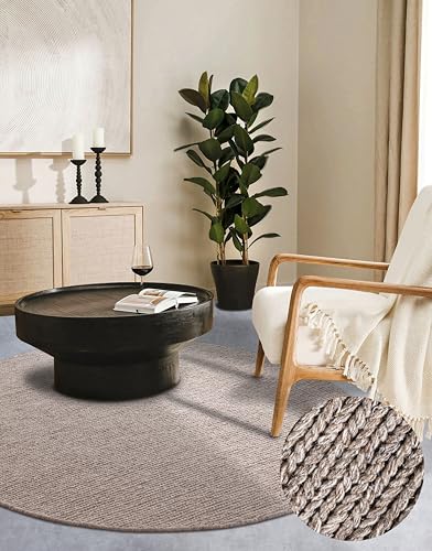 Villeroy & Boch Wollteppich Francois Rund - Natur...