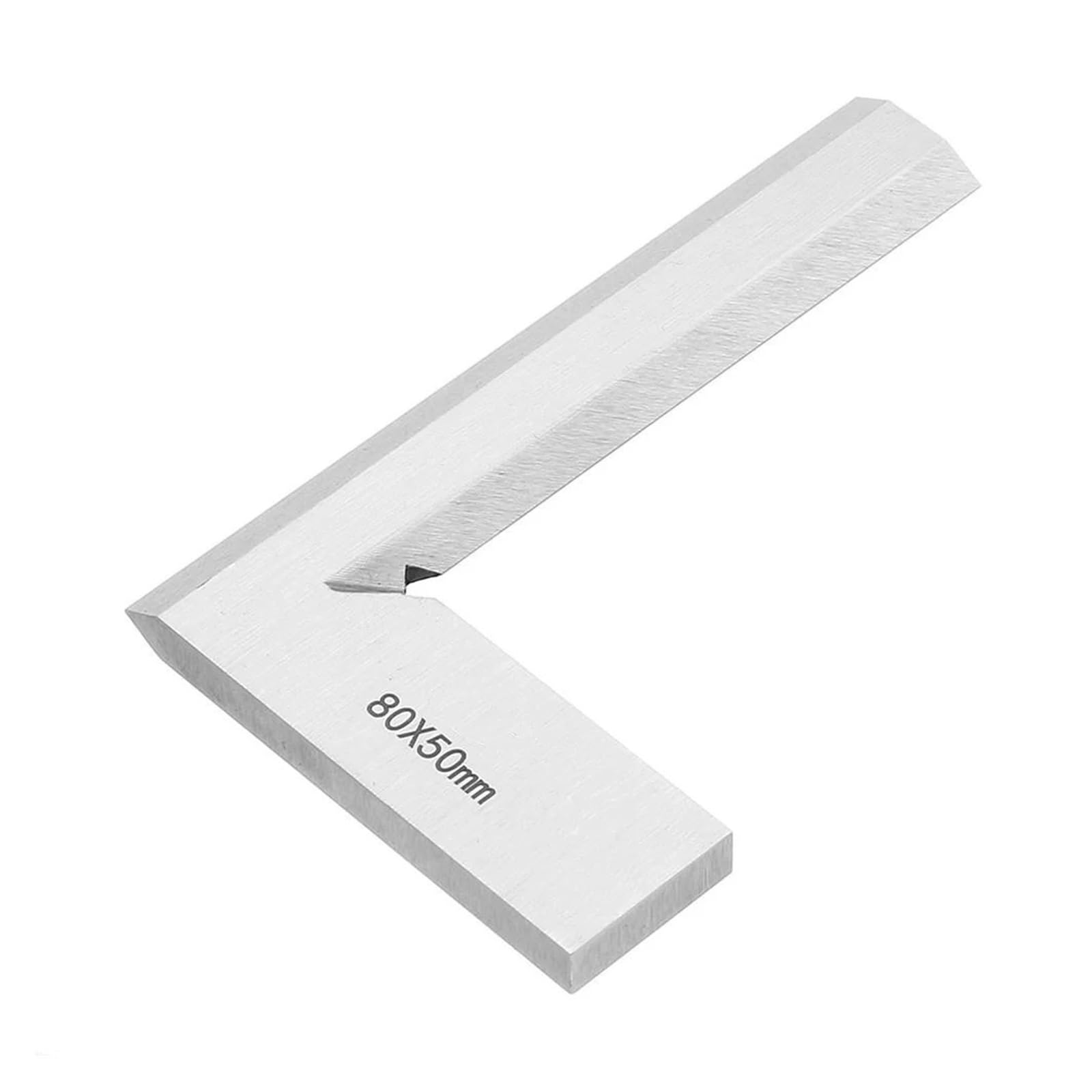 Juego de bloques patrón de alta precisión Regla escuadra de acero inoxidable de 125 x 80 mm, 160 x 100 mm, con hoja de 90 grados y ángulo ancho en forma de L, herramienta de medición con hoja de 90 gr
