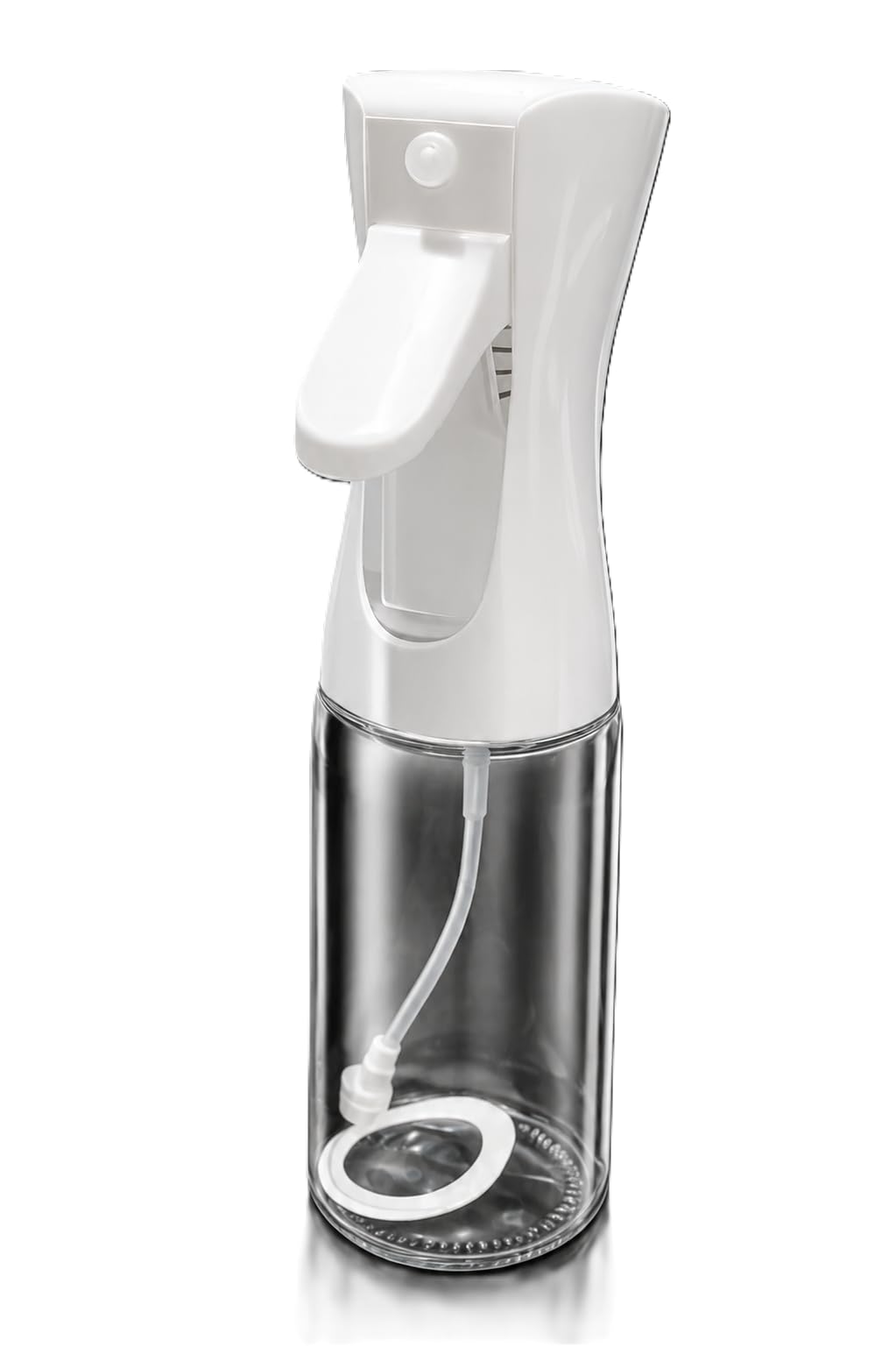 DA MART Continuous Fine Mist Spray Bottle, Clear with White Pump | Ultra-Fine Mist, Refillable Design, Hair & Plant Care, Transparent Body, Leak-Proof Nozzle-image-9