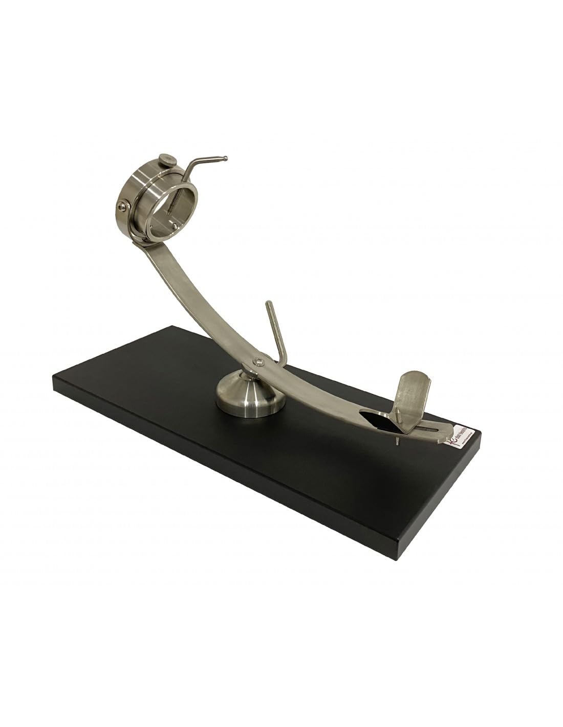 Schinkenhalter 360 drehbar oder mit Schaukel + Messer + Chaira Professioneller schwenkbarer und drehbarer Schinkenhalter aus Edelstahl. Ideal zum Schneiden im Hoch- oder Querformat.