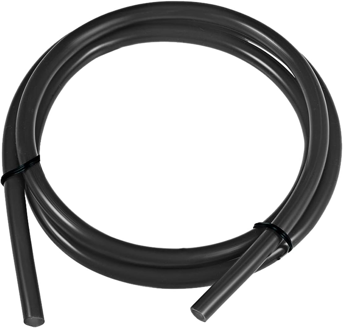 DMiotech 5mm ID 7mm OD 10 Feet Silicone Tube Black Industrial Silicone Tubing for Water Air Pump