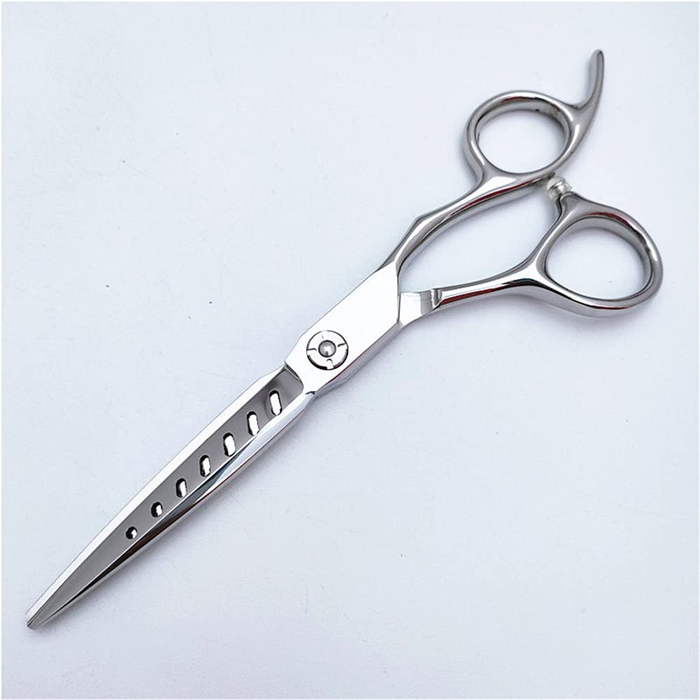 Ciseaux De Ciseaux De Cheveux Et Ciseaux À Ciseaux De Cheveux, Ciseaux De Coupe De Cheveux en Acier Inoxydable De 6,0 Pouces, Barbiers Ou Usage Domestique, Lumière Et Forte