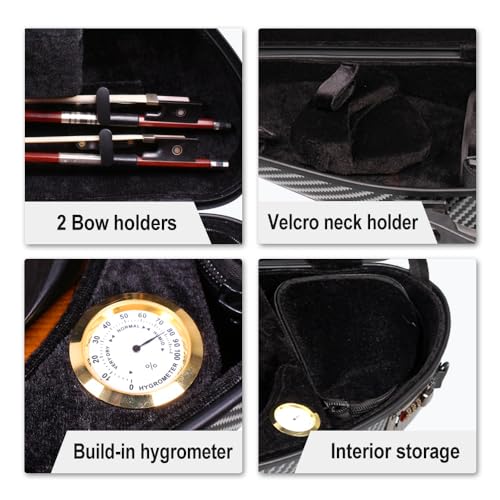 Professional Violin Case Carbon Fiber