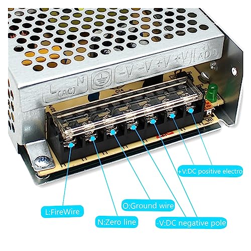 Alimentation à découpage 5V 12V 10A transfo AC-DC pour ruban LED - 5