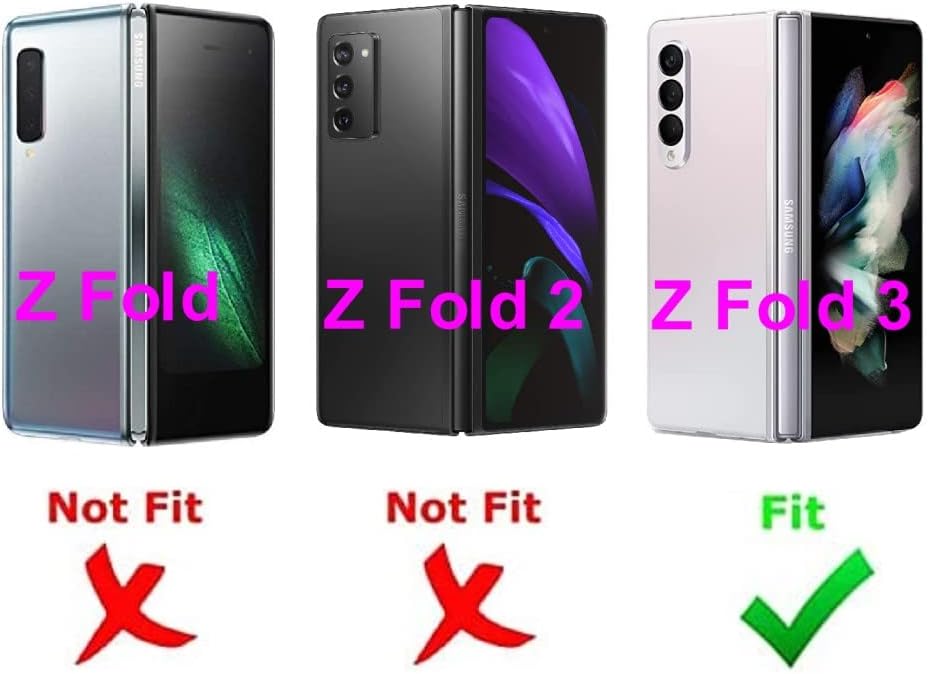 Back Battery Door Cover Adhesive Tape for Samsung Galaxy Z Fold 3 SM-F926U F926U1 F926 (Pack of 2)