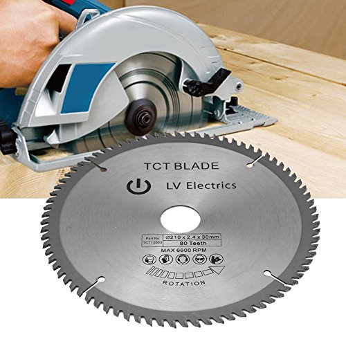 VOBOR Circular Saw Blade 210mm x 30mm for Metal Wood Stone Glass Plastic Cordless Cutting Saw Disc - Image 4