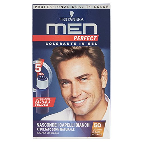 Testanera Perfect Men Colorante In Gel 50 Castano Chiaro Naturale 1 Confezione