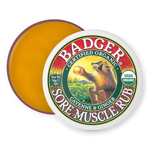 Badger Sore Muscle Rub Balm, Warming, USDA Certified, GMO Free, 2 oz
