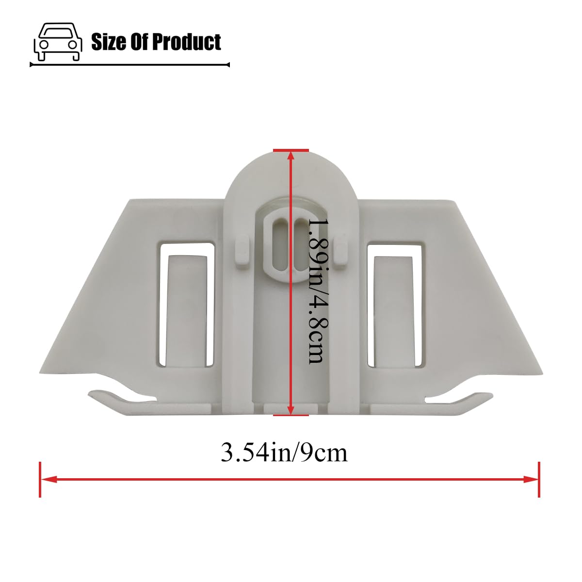 LXROAR01 Door Glass Clip Compatible with Dodge Ram 1500 2500 3500