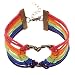 Infinity Collection LGBT Bracelet, Lesbian Pride Jewelry, Rainbow Pride Bracelet & Perfect Lesbian Gifts