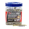 Proferred Professional Decking & Outdoors Wood Screws, Bronze SKT Coating - 1500 Hour Salt Spray, 10 X 4", 6 Lobe 25 Drive (150pcs with 1 Bit in Jar) Model Number: V56104