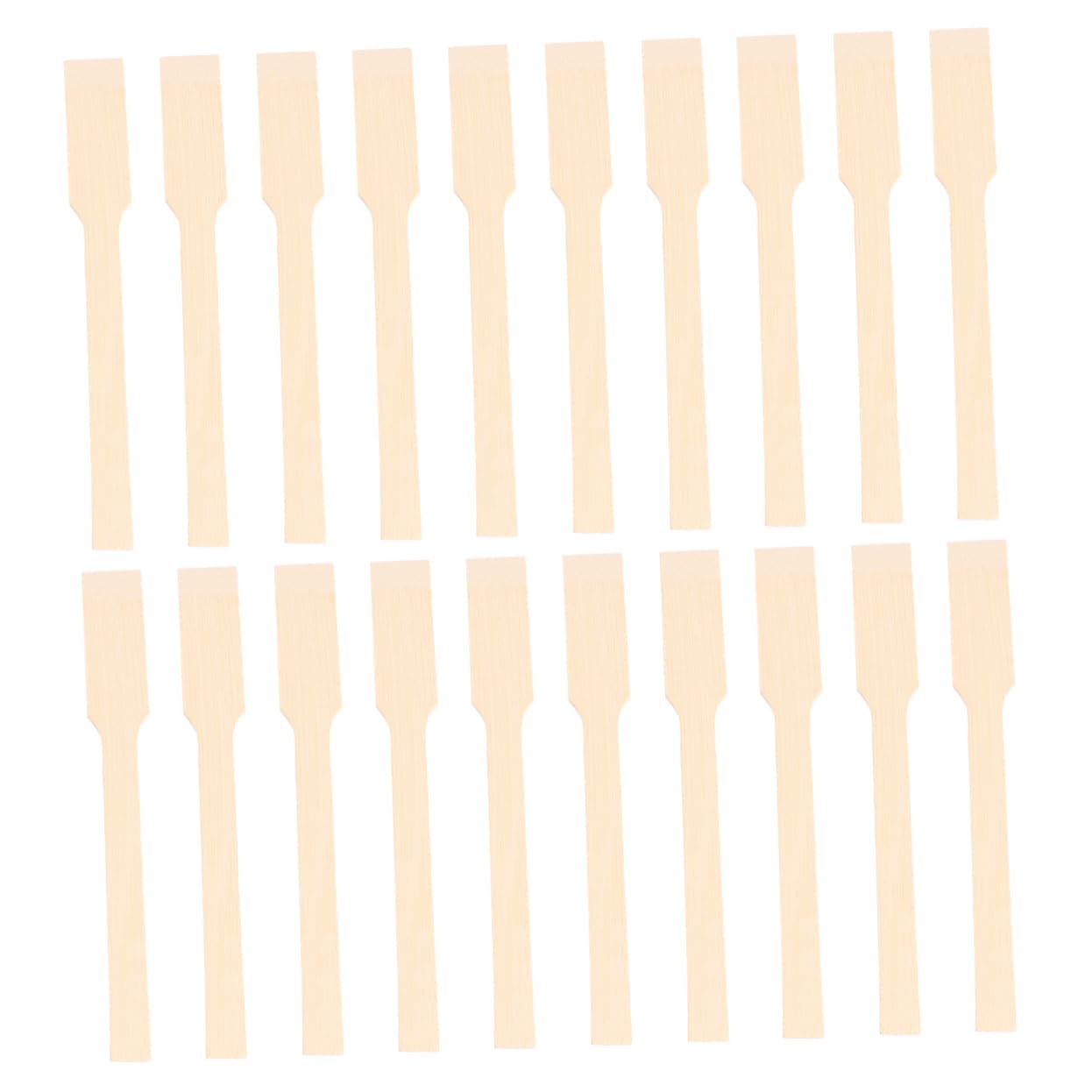 BRIGHTFUFU 20pcs Long Bamboo Stirring Rods Safe Practical Stirrer Set for Iced Tea Smoothies