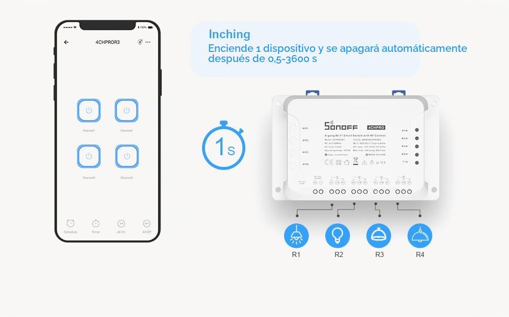 Sonoff Smart Switch SONOFF 4CHR3
