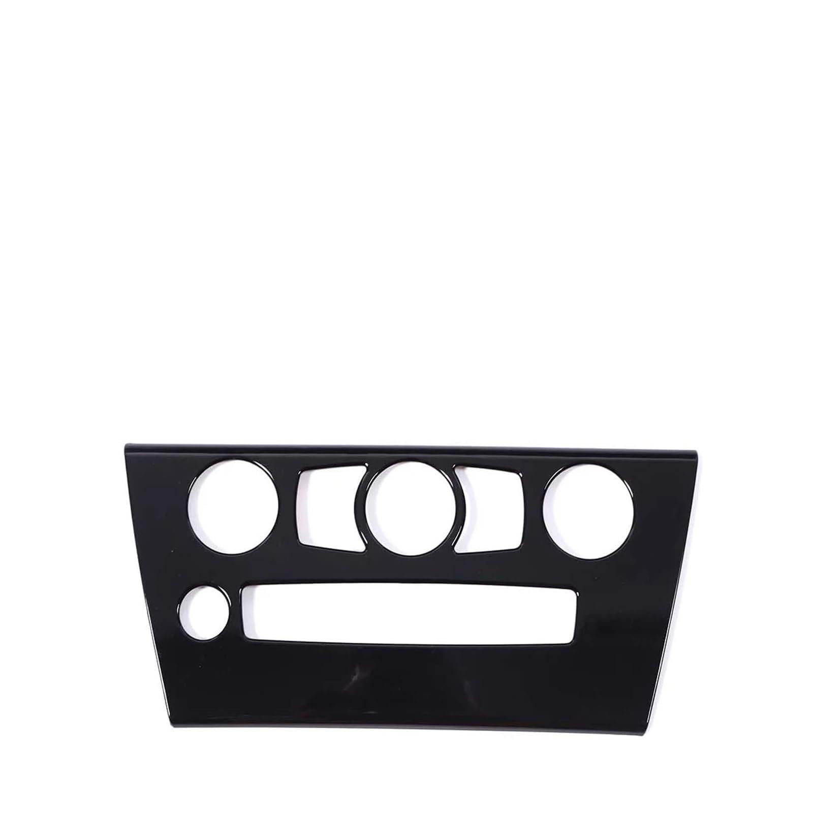 CIEMJSYNF ABS Carbon Fiber Pattern Central Control CD Air Outlet Panel Sticker Compatible with BMW 6 Series E63 E64 630i 645Ci 650i 2004-2009(Style B-1 NO DVD LHD)