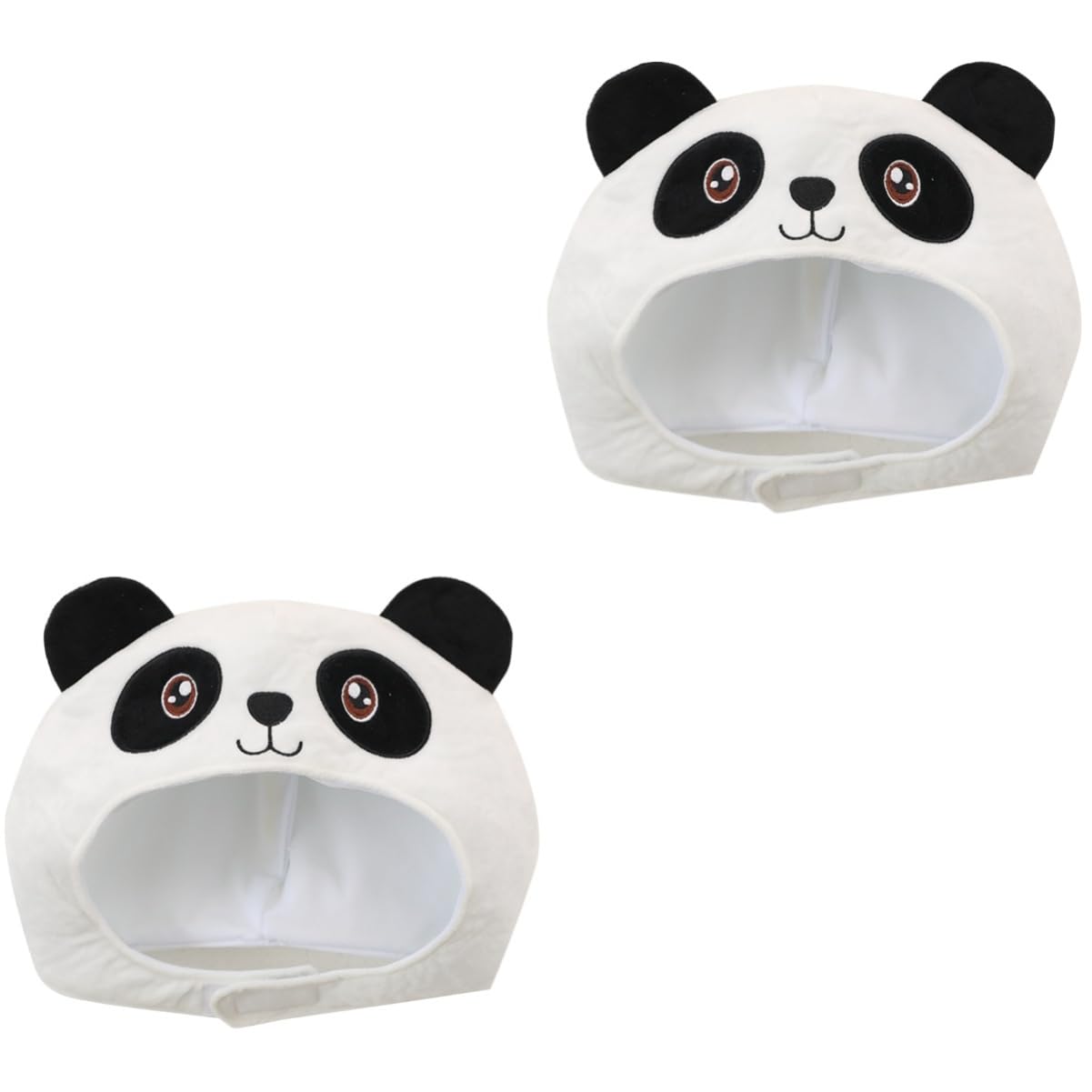 Alasum 2piezas Diadema De Peluche Diseño De Panda y Cosplay Accesorio Para Celebraciones y Fotografía Cabeza Ligera y
