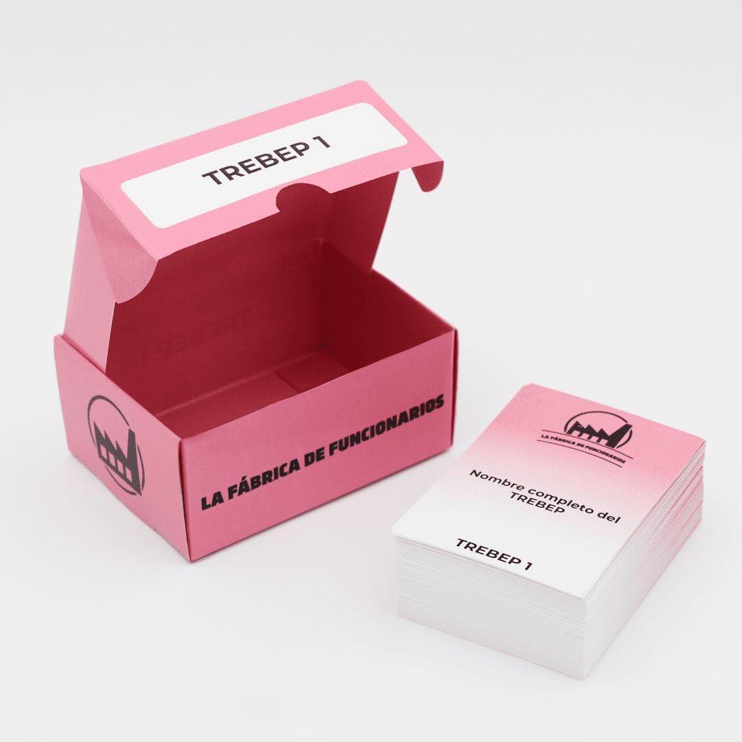 100 Flashcards TREBEP 1 (Tít. I, II y Cap. I-V Tít. III) RDL 5/2015 Estatuto Empleado Público - Oposiciones 2026: Auxiliar Administrativo, Tai, Intervención Local y Ayuntamientos - Método Leitner