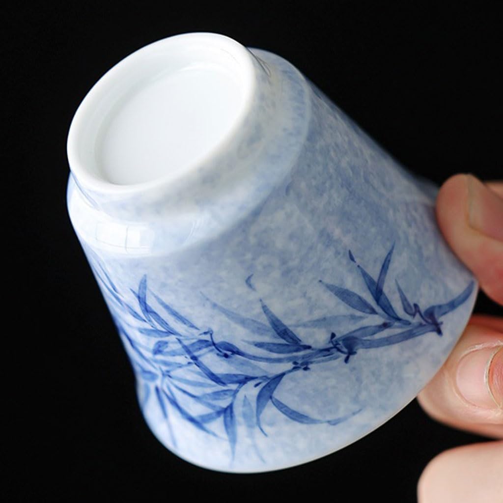 Tazas de té Pequeñas Taza de té pequeña hecha a mano, taza pintada a, tazón individual Personal, juego Kung Fu Taza de té de Kungfu
