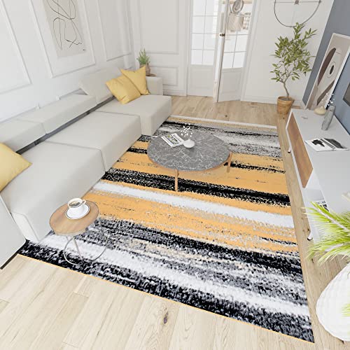 Mazovia Alfombra Modern De Salón Grande De Pelo Corto - Alfombras Salón - Alfombras De Habitación De Matrimonio, Dormitorio Y Comedor - Gris Amarillo 160 X 230 Cm Mazovia Alfombra Modern De Salón Grande De Pelo Corto - Alfombras Salón - Alfombras De Habitación De Matrimonio, Dormitorio Y Comedor - Gris Amarillo 160 X 230 Cm