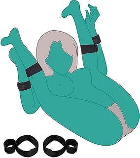 Sex BDSM Bed Restraints Kit for Ankle and Wrist Bar Sex Bondage Cuffs Set Straps Restraint Ropes & Lanyards Adult Play Sexual Resistance Bands with Ankle Strap Thigh Restraints Sex Adults Sweatshirt