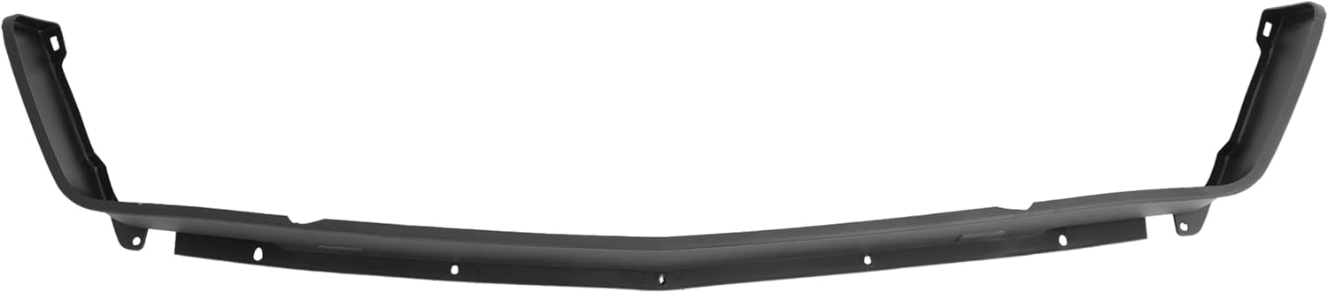 Front Bumper Valance Compatible with 1982-1994 Chevy Chevrolet S10 Tahoe Blazer & GMC Sonoma Jimmy S15 w/o Fog Lights & Tow Hook Hole Replace For 14056772 GM1090104 Plastic(PP) Textured Black