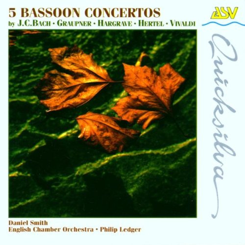 Bach, Graupner, Hargave, Hertel, & 5 Bassoon Concertos Music