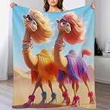 Kamel Kuscheldecke Flauschig Decke, Flannel Weiche Sofadecke, Fleecedecke, Wohndecke - Pflegeleicht...