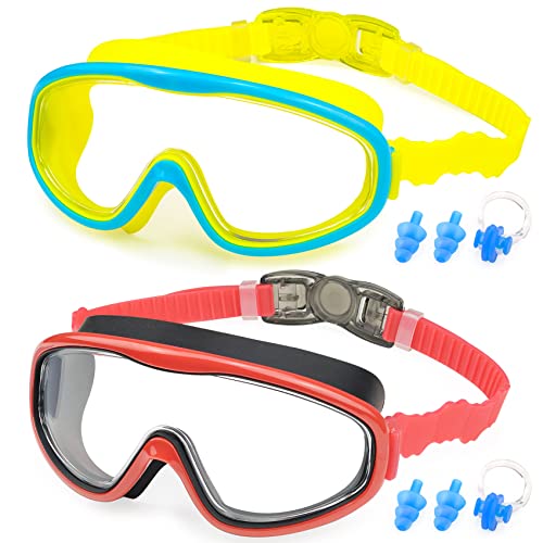 Lunettes de natation pour enfants anti-buée idéales pour la plage et la piscine