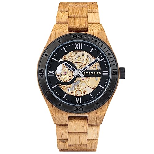 Montre mécanique en bois BOBO BIRD en édition limitée pour homme raffiné