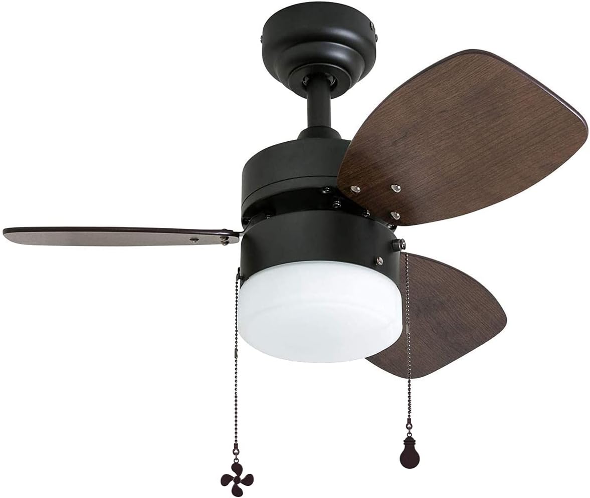 SmoTecQ Ceiling Fan Pull Chain Extender, 4 Pieces 12-inch 3mm Dia Beaded Extension Chain with Fan and Bulb Cord (Orb)