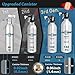 FIRSTINFO A1638 (3rd Gen) Patented Lightweight Max. Pressure 140psi / 620ml Thickened Aluminum Canister Refillable Aerosol Spray Can | Compressed Air Sprayer | Wide Mist Spray