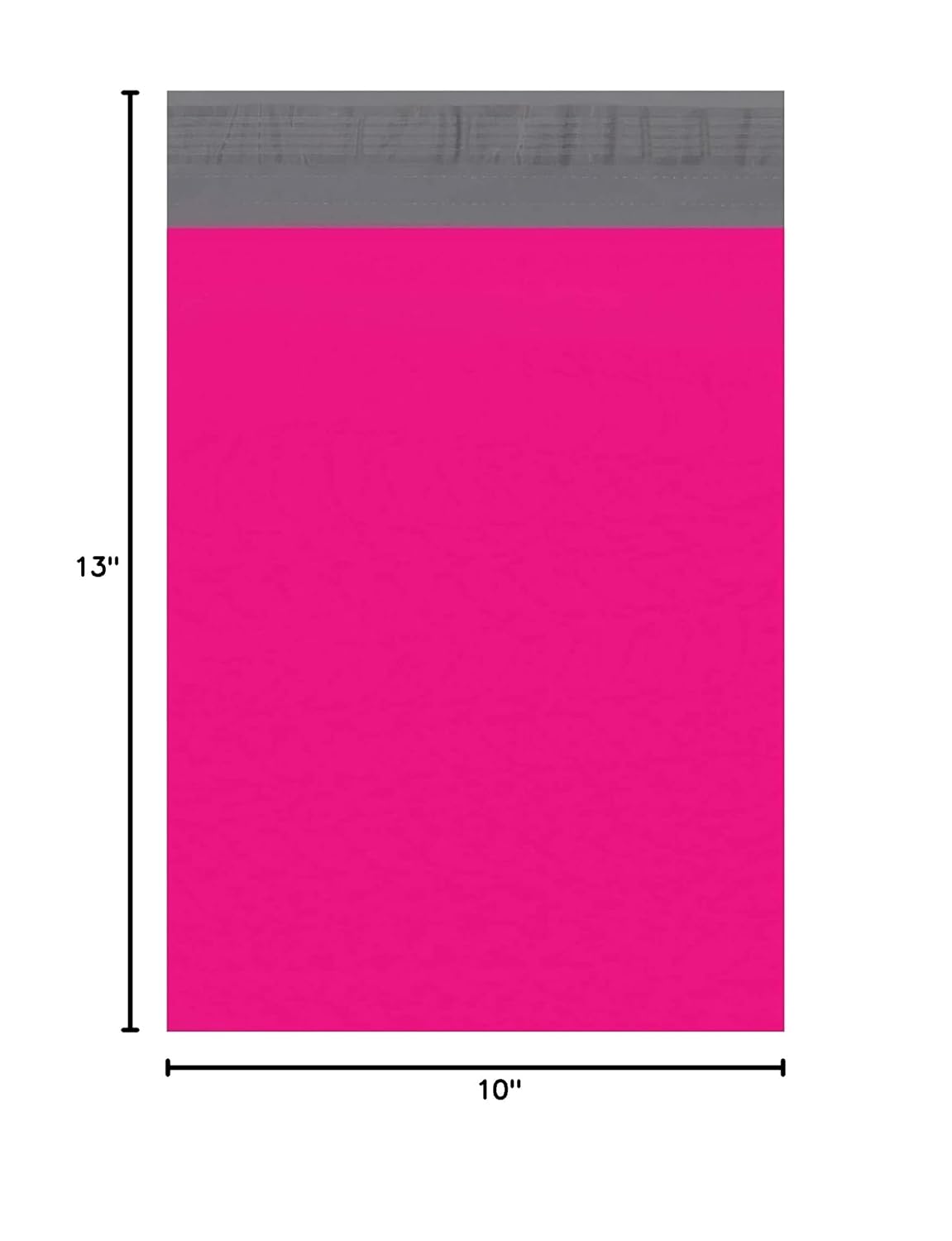 Box USA Pink Shipping Bags Large Heavy Duty 10" x 13" (100-Pack) | Waterproof Bag Poly Mailers for Packing Clothing and Secure Shipping, Packaging & Small Business Mailing