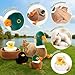 OUOZZZ Duck Stuffed Animals with 3 Ducklings and A Duck Nest Inside-Mallard Duck Plush Toys for 3 Year Old Girls Boys Birthday Gifts Toddler Christmas Party Decor