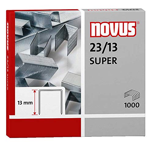 Novus 23/13 SUPER Heftklammern, 1000 Stück
