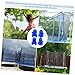 GRIRIW 2Pcs Trampoline Enclosure Pole Caps Durable Replacement with Stylish Ball Design for Enhanced Stability and Protection for Trampoline Safety Needs
