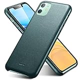 ESR Premium Real Leather Case Compatible with iPhone 11 - Slim Full Leather Phone Case [Supports Wireless Charging] [Scratch-Resistant] Protective Case for iPhone 11 6.1