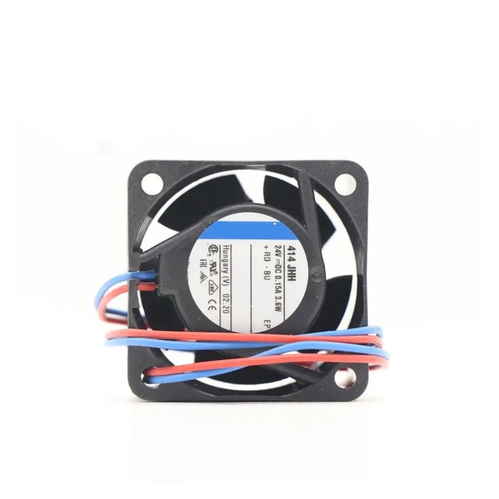YACODLUL 414JHH 40 * 40 * 25mm 24V DC 4025 4cm 3.6W 0.15A 24m3/h 2-wire Ball Bearing Axial Cooling Fan