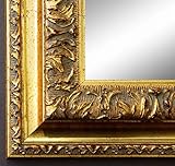 prunkrahmen restaurieren Profilbreite des Echt-Holz Rahmens: 6,5 cm - Farbe: Gold - 90 x 110 cm - eigene Herstellung und Qualität aus Deutschland - Über die Dropdown-Felder können Sie sich Ihren Wandspiegel konfigurieren. Maßanfertigung ohne Aufpreis auf Nachfrage möglich.