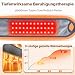 Handmassagegerät Heizkissen Rotlicht 3 Heizstufen 3 Vibration Dunkelgrau
