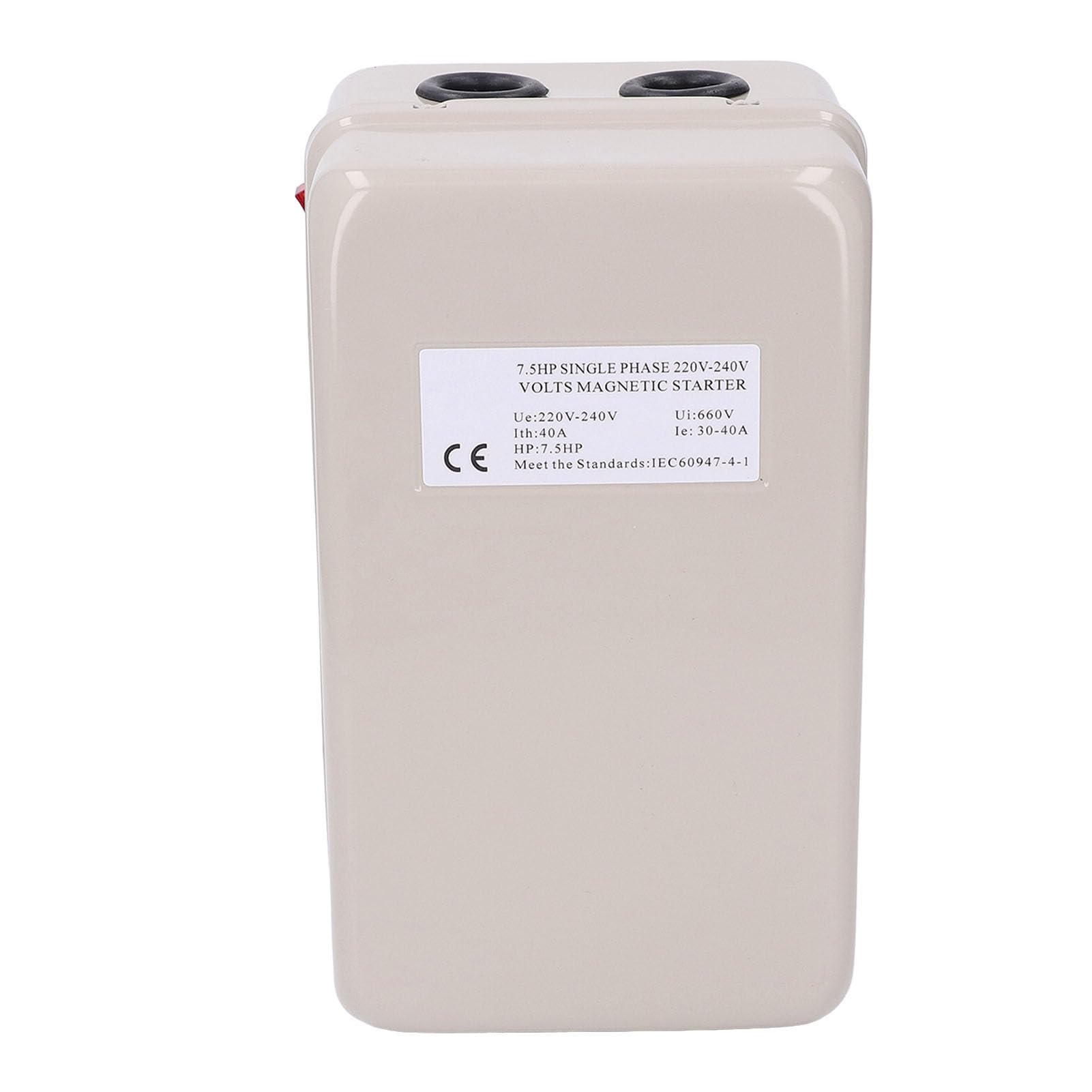 Arrancador de Motor Magnético Eficiente de 7,5 para Control de Motor Monofásico en Compresor de Aire, 220-240 V 30-40 A, Componentes Premium