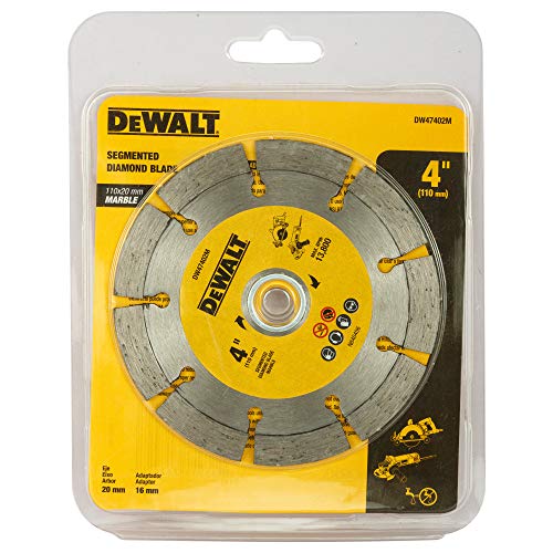Image of DEWALT DW47402M-IN 4'' /110 mm Segmented Diamond Marble Cutting Blade (Pack of 3)