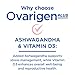 CalmCo Ovarigen Plus Myo-Inositol & D-Chiro Inositol Supplement for Women – 40:1 Powder with Folic Acid, Ashwagandha & Vitamin D3, Fertility Supplements for PCOS, Ovarian Support (30 Sachets)