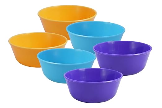 Sigma 500 Microwave Safe Multipurpose Bowls, Set of 6, Violet Color