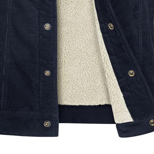 Chaqueta para hombre con cuello de piel y bolsillos miniatura 6
