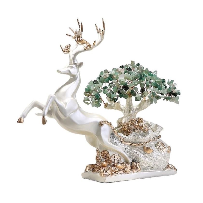 Arbre à argent en cristal pour refroidisseur à vin et bureau élégant
